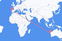 Flyreiser fra Carnarvon, Australia, til Porto, Australia
