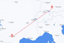 Flyrejser fra Toulouse, Frankrig til Memmingen, Frankrig