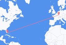 Flights from Miami, the United States to Saarbrücken, Germany