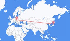 Flyg från Akita, Japan till Ostrava, Tjeckien