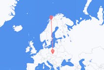 Voos de Katowice, Polônia para Narvik, Noruega
