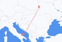 Flyreiser fra Lviv, Ukraina til Bari, Italia