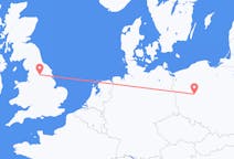Flights from Poznań, Poland to Leeds, England