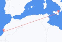出发地 摩洛哥阿加迪尔目的地 意大利卡塔尼亚的航班