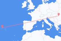 Flights from Cluj-Napoca, Romania to São Jorge Island, Portugal