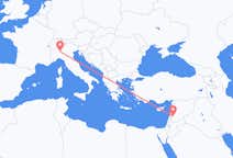 Flyreiser fra Damaskus, til Milano