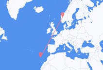 Loty z Sogndal, Norwegia z Funchal, Portugalia