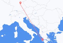Vluchten van Neurenberg, Duitsland naar Zakynthos-eiland, Griekenland