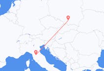 出发地 波兰从 克拉科夫目的地 意大利佛罗伦萨的航班