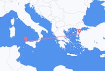 Flights from Trapani, Italy to Edremit, Turkey