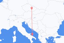 Flyg från Brno, Tjeckien till Bari, Italien