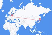 Flyrejser fra Aomori til Warszawa