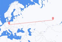 Fly fra Krasnojarsk til Dresden