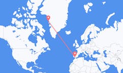 Vols depuis la ville d'Upernavik vers la ville de Séville