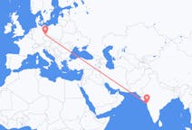 Flyg från Bombay, Indien till Dresden, Tyskland
