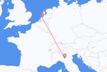 Flyreiser fra Reggio Emilia, Italia til Rotterdam, Nederland