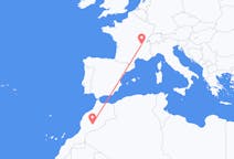 Flights from Ouarzazate, Morocco to Lyon, France