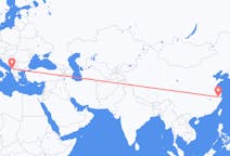 Flyreiser fra Hangzhou, til Tirana