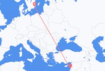 Flyreiser fra Beirut, Lebanon til Kalmar, Sverige
