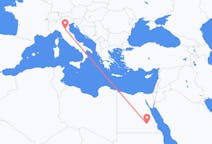 Flights from Aswan, Egypt to Bologna, Italy