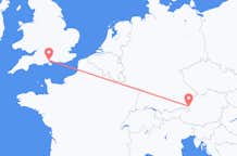 Flyreiser fra Southampton, England til Salzburg, Østerrike