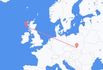Flights from Kraków, Poland to Barra, the United Kingdom