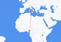 Flyreiser fra Malabo, Ekvatorial-Guinea til Palermo, Italia