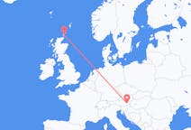 Flights from Kirkwall, the United Kingdom to Graz, Austria