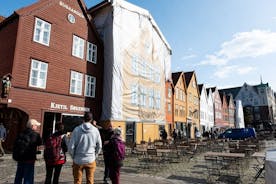 Bergens historiske højdepunkter og indgang til Bryggens Museum