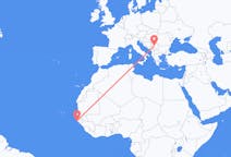 Flyreiser fra Cap Skiring, Senegal til Kraljevo, Serbia