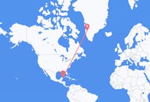 Flyg från Cancún, Mexiko till Kangerlussuaq, Grönland