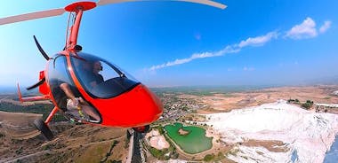 Gyrocopter Tour over the Pamukkale Travertines