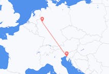 Flyg från Trieste, Italien till Dortmund, Tyskland