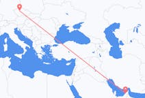 Flyg från Dubai, Förenade Arabemiraten till Prag, Tjeckien