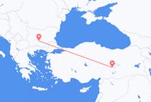 出发地 保加利亚普罗夫迪夫目的地 土耳其馬拉蒂亞的航班