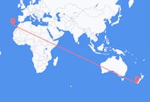 Flyreiser fra Invercargill, New Zealand til Funchal, Portugal