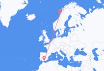 Flights from Sandnessjøen, Norway to Málaga, Spain
