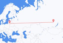 Flights from Bratsk, Russia to Kaunas, Lithuania