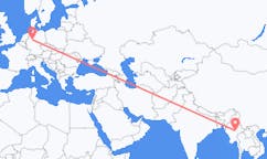 Flyreiser fra Heho, Myanmar (Burma) til Paderborn, Tyskland