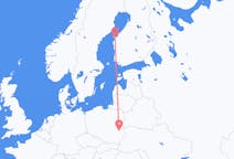 Flyreiser fra Lublin, Polen til Vasa, Finland