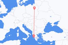 Flights from Kefallinia to Warsaw