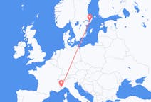 Flights from Cuneo, Italy to Stockholm, Sweden