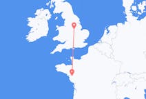Flights from Nantes, France to Nottingham, England
