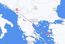 Vuelos de Podgorica, Montenegro a Quíos, Grecia