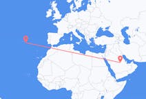 Flights from Riyadh to Ponta Delgada