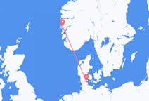 Flyrejser fra Sønderborg, Danmark til Bergen, Norge