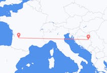 Flyrejser fra Tuzla, Bosnien-Hercegovina til Bergerac, Frankrig
