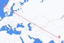 出发地 中国出发地 昆明市目的地 挪威莫尔德的航班