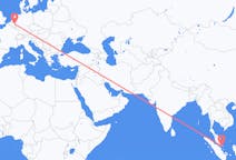 Flyreiser fra Singapore, Singapore til Maastricht, Nederland