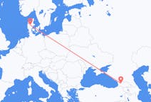 出发地 格鲁吉亚库泰西目的地 丹麦卡鲁普的航班
